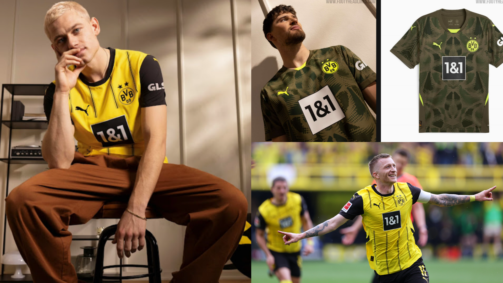 Borussia Dortmund 2024 25 kit New home away third goalkeeper jerseys release dates shirt leaks prices Goal